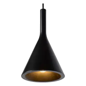 Lucide Gipsy Modern Bar Pendant Light - 4xE27 - Black