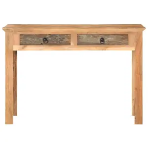 Berkfield Desk 110x50x75 cm Solid Reclaimed Wood