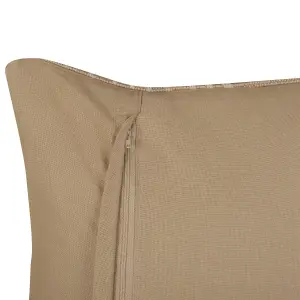 Throw Cushion RUBUS Jute 45 x 45 cm Plant Beige