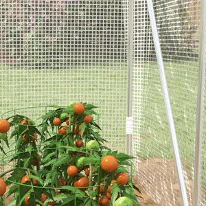 Outsunny 3 x 2 x 2m Polytunnel Greenhouse with Door, Galvanised Steel Frame