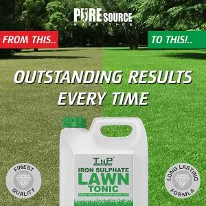 Iron Sulphate 15 Litres Makes Grass Greener, Hardens Turf and Prevents Lawn Disease Makes upto 315L & Covers upto 150m2 by PSN