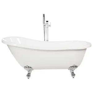 Freestanding Bath 1530 x 770 mm White CAYMAN