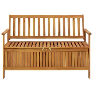 vidaXL Garden Storage Bench 120 cm Solid Acacia Wood