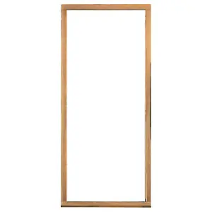 Oak veneer External door frame, (H)2013mm (W)813mm