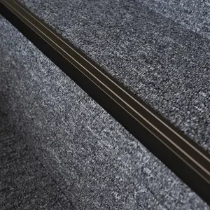 Self-adhesive anodised aluminium anti non slip stair edge nosing trim 900mm x 25mm x 20mm A36 olive