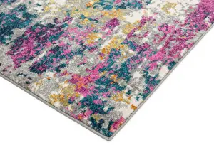 Modern Multi Funky Rug, Abstract Rug for Bedroom, & LivingRoom, DiningRoom Rug, 9mm Thickness Multi Rug-120cm X 170cm