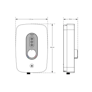 Triton Trance 3 Satin White Chrome effect Electric Shower, 9.5kW