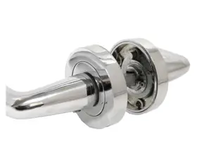 Modern Heavy Duty CARLA STYLE LEVER DOOR HANDLES ROSE CHROME