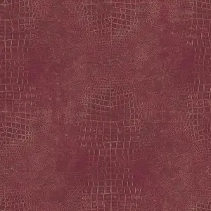 Galerie Natural Fx Red Crocodile Embossed Wallpaper