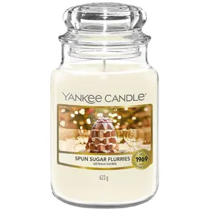 Spun Sugar Flurries Scented Jar Candle