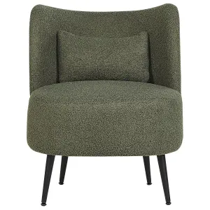 Armchair OTSBY Boucle Dark Green