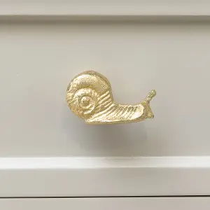 Melody Maison Gold Snail Drawer Knob