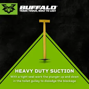 Buffalo Cooper Toilet Plunger Flat Disc