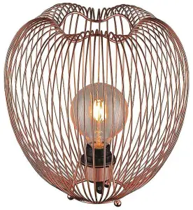 Luminosa Spring Table Lamp Copper, E27