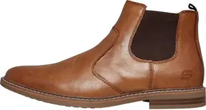 SKECHERS Mens Bregman Morago Chelsea Boots Cognac - Size 6