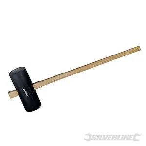 Silverline Paving Maul Hammer 15lb 6.8kg Slab Mallet Concrete Kerb 250495