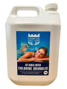 5kg Castle Hot Tubs Stabilised Chlorine Granules