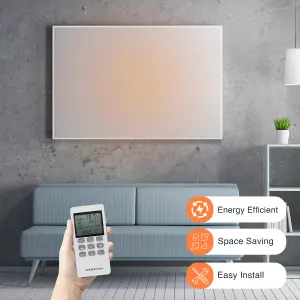 Mirrorstone 1200W NXT Gen Infrared Heating Panel For Ceiling Installation (With Suspension Kit)