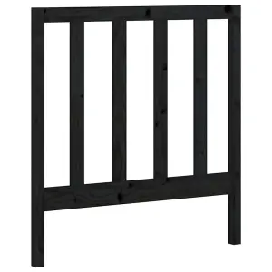 Berkfield Pull-out Day Bed Black 2x(90x200) cm Solid Wood Pine