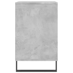 Berkfield Shoe Cabinet Concrete Grey 102x36x60 cm Engineered Wood