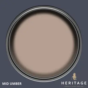 Dulux Trade Heritage Mid Umber Eggshell Wall paint, 750ml