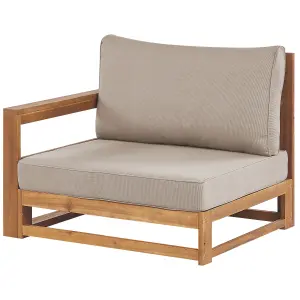 Garden Sofa TIMOR FSC Certified Acacia Wood Light Wood Reversible 2 Seater