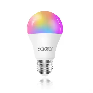 ExtraStar 10W E27 LED WIFI RGB Bulb, Android/IOS