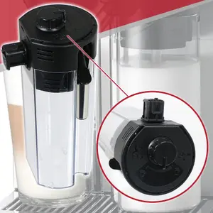 SPARES2GO Milk Container compatible with DeLonghi, fits Nespresso ECAM610.55.SB EN750.MB Coffee Machine (0.5L)