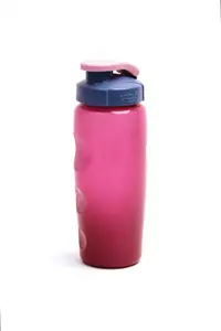 LocknLock Eco Pink Round Recycled Plastic Leakproof Sports Gym Hydration Bottle 500ml