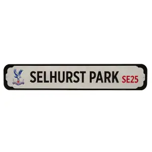 Crystal Palace FC Deluxe Stadium Plaque Blue/Black/White (One Size)