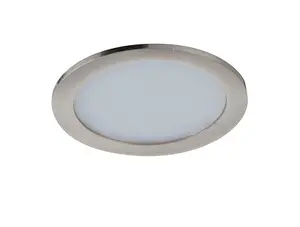 Luminosa FUSION LED Recessed Downlight Nickel 230lm 4000K 7x3.2cm