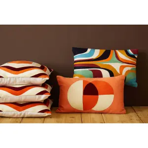 Bosie Ozella Multicolour Rectangular Cushion