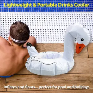 Inflatable Swan Drink Holder - Wild 'n Wet