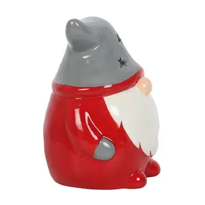 Something Different Gonk Tealight Holder Red/White/Grey (One Size)