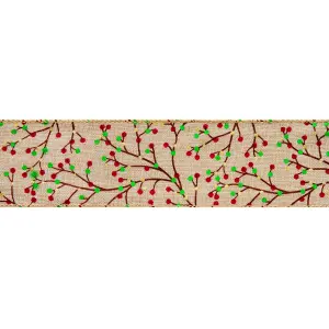 Premier Decorations Limited Berry Multicolour Wrapping ribbon