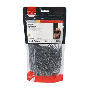 TIMCO Panel Pins Bright - 50 x 2.00