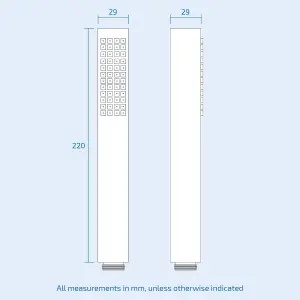 Cameo 3 Dial 2 Way Square Set - Shower Head & Handset