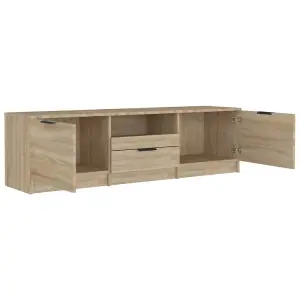 vidaXL TV Cabinet Sonoma Oak 140x35x40 cm Engineered Wood