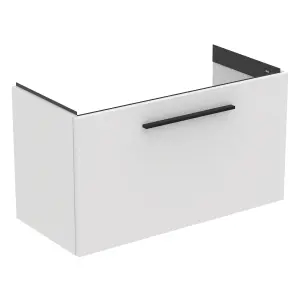 Ideal Standard i.life S Compact Matt White Wall-mounted Bathroom Vanity unit (H) 440mm (W) 800mm