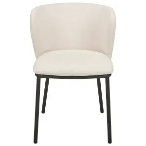 Set of 2 Dining Chairs MINA Off-White