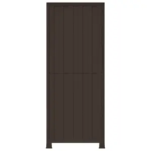 Berkfield Plastic Cabinet 68x39x171.5 cm