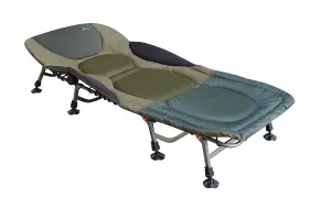 CARPZILLA Carp Fishing Bed Chair Bedchair Camping Heavy Duty 8 Adjustable Legs