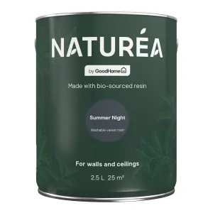 GoodHome Naturéa Summer Night Velvet matt Wall paint, 2.5L