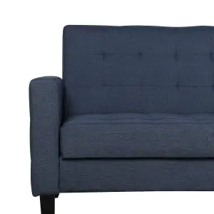 Beliani Traditional Sofa Bed VEHKOO Dark Blue