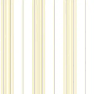 Galerie Smart Stripes 3 Yellow Gold Slim Stripe Smooth Wallpaper