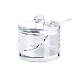 Acrylic Round 200g Sugar Sweetener Kitchen Storage Bowl