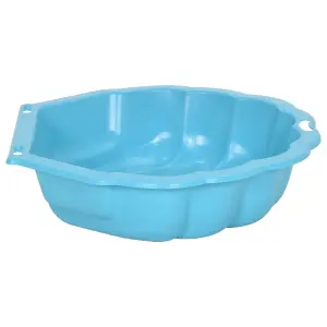 Berkfield Sandpits 2 pcs Blue 77x87x21cm Plastic