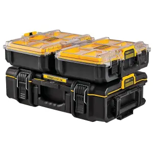 2X Dewalt Tough System 2.0 DWST83392-1 1/2 Width Deep Tool Organiser +6 Inserts