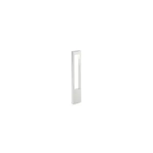 Luminosa Vega 1 Light Outdoor Bollard White IP44, G9