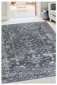 Maestro Collection Vintage Design Rug in Charcoal  3118 GB25